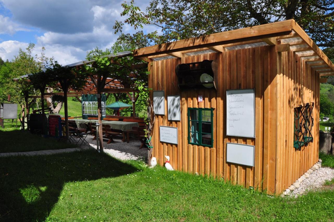 Mostheuriger Steyrdurchbruchalm Leonstein Bagian luar foto