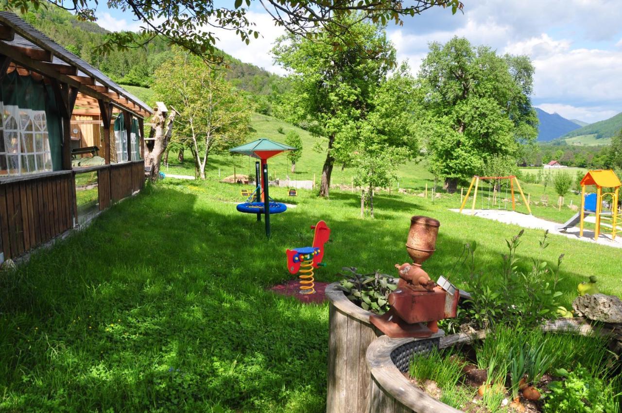 Mostheuriger Steyrdurchbruchalm Leonstein Bagian luar foto